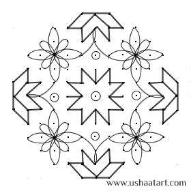 Flower Kolam
