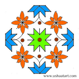 Flower Kolam