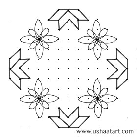 Flower Kolam