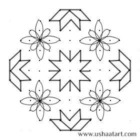 Flower Kolam