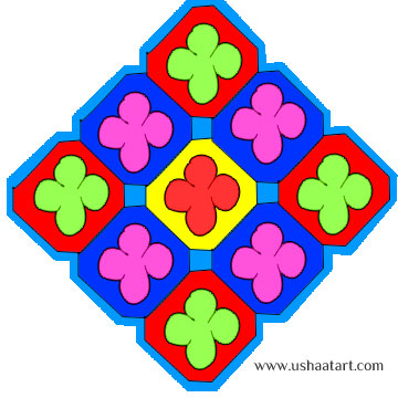 Flower-Kolam4Color