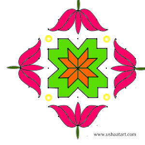Flower-Kolam6