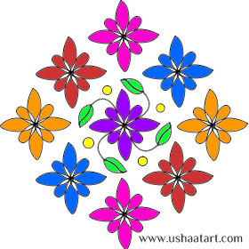Flower-Kolam8