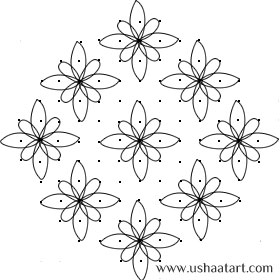 Flower-Kolam8