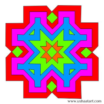 Simple Kolam