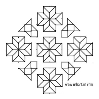 Flower Kolam