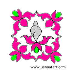 Flower Kolam 19