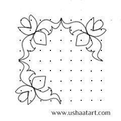 Flower Kolam 19