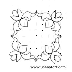 Flower Kolam 19