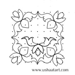 Flower Kolam 19