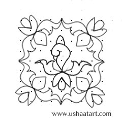 Flower Kolam 19