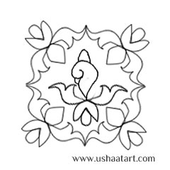 Flower Kolam 19