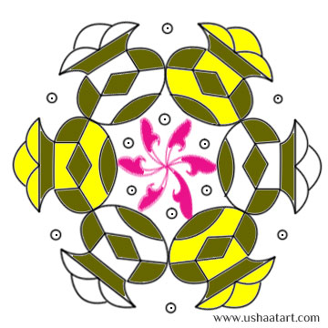 Flower Kolam 24