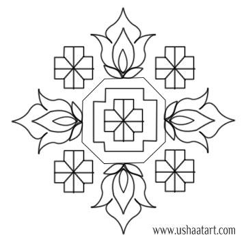 Flower Kolam 26