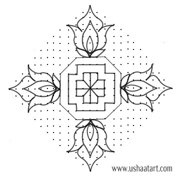 Flower Kolam 26