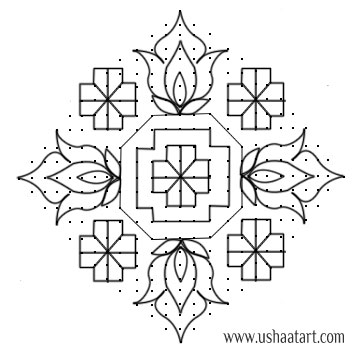 Flower Kolam 26