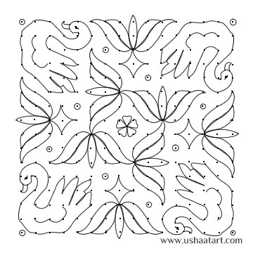 Flower Kolam 27