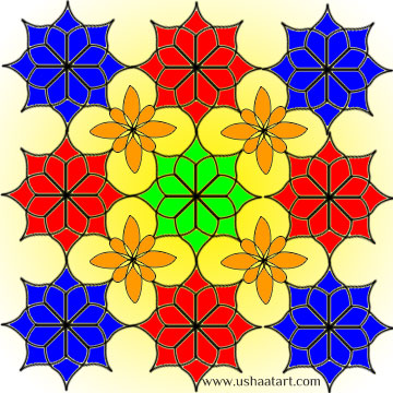 Rangoli Kolam 6