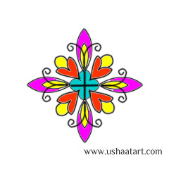 Flower Kolam 29