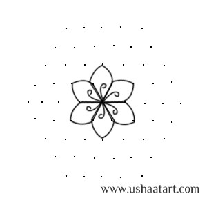 Flower Kolam 30