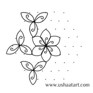 Flower Kolam 30
