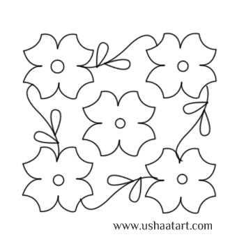 Flower Kolam 32