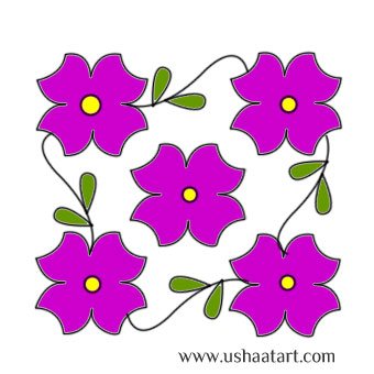 Flower Kolam 32
