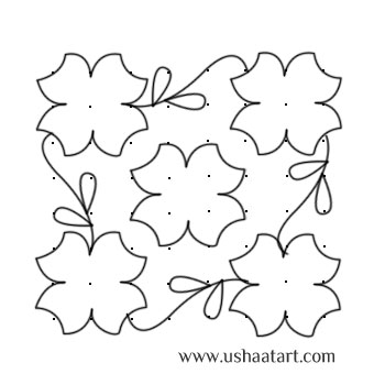 Flower Kolam 32