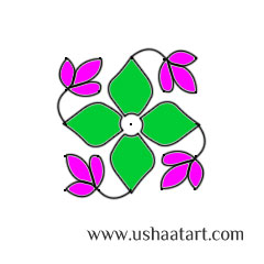 Flower Kolam 38
