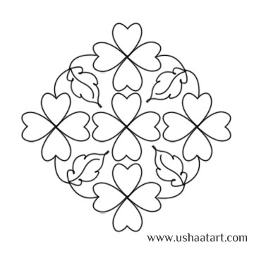 Flower Kolam 42