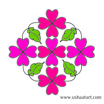 Flower Kolam 42