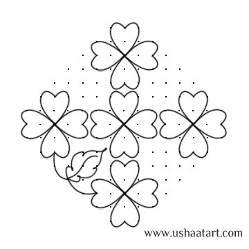 Flower Kolam 42