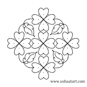 Flower Kolam 42