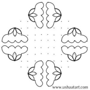 Flower Kolam 46