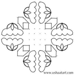 Flower Kolam 46