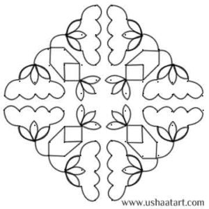 Flower Kolam 46