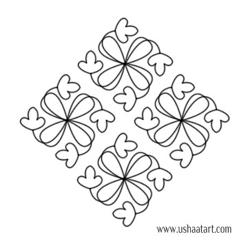 Flower Kolam 49