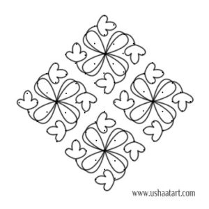 Flower Kolam 49