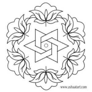 Flower Kolam47