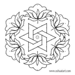 Flower Kolam47
