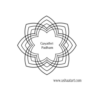 Gayathri Padham Kolam