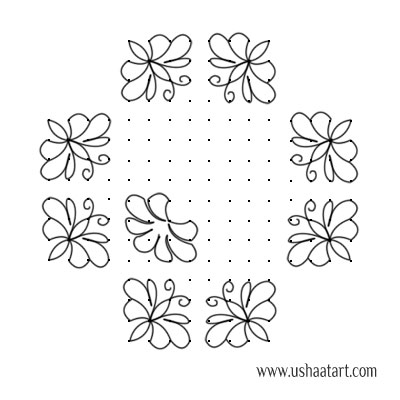 Butterfly-Kolam10c