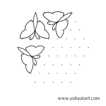 Butterfly Kolam 5
