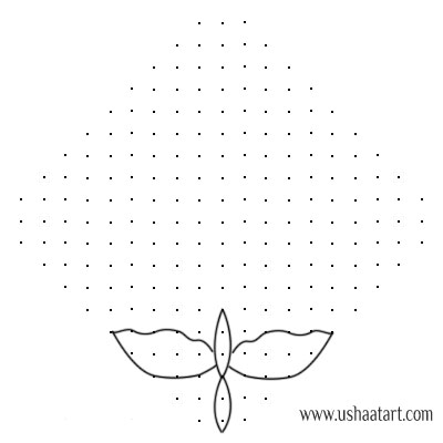 Butterfly Kolam 7