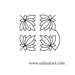 Flower Kolam 51