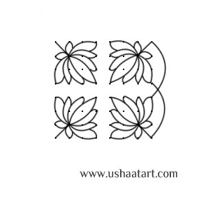 Flower Kolam 51