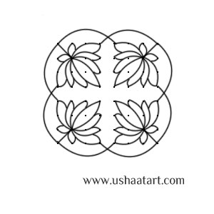 Flower Kolam 51