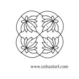 Flower Kolam 51