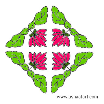 Flower Kolam 52