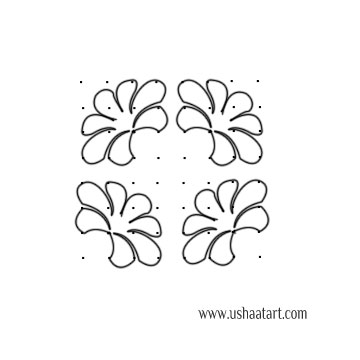 Flower Kolam 58